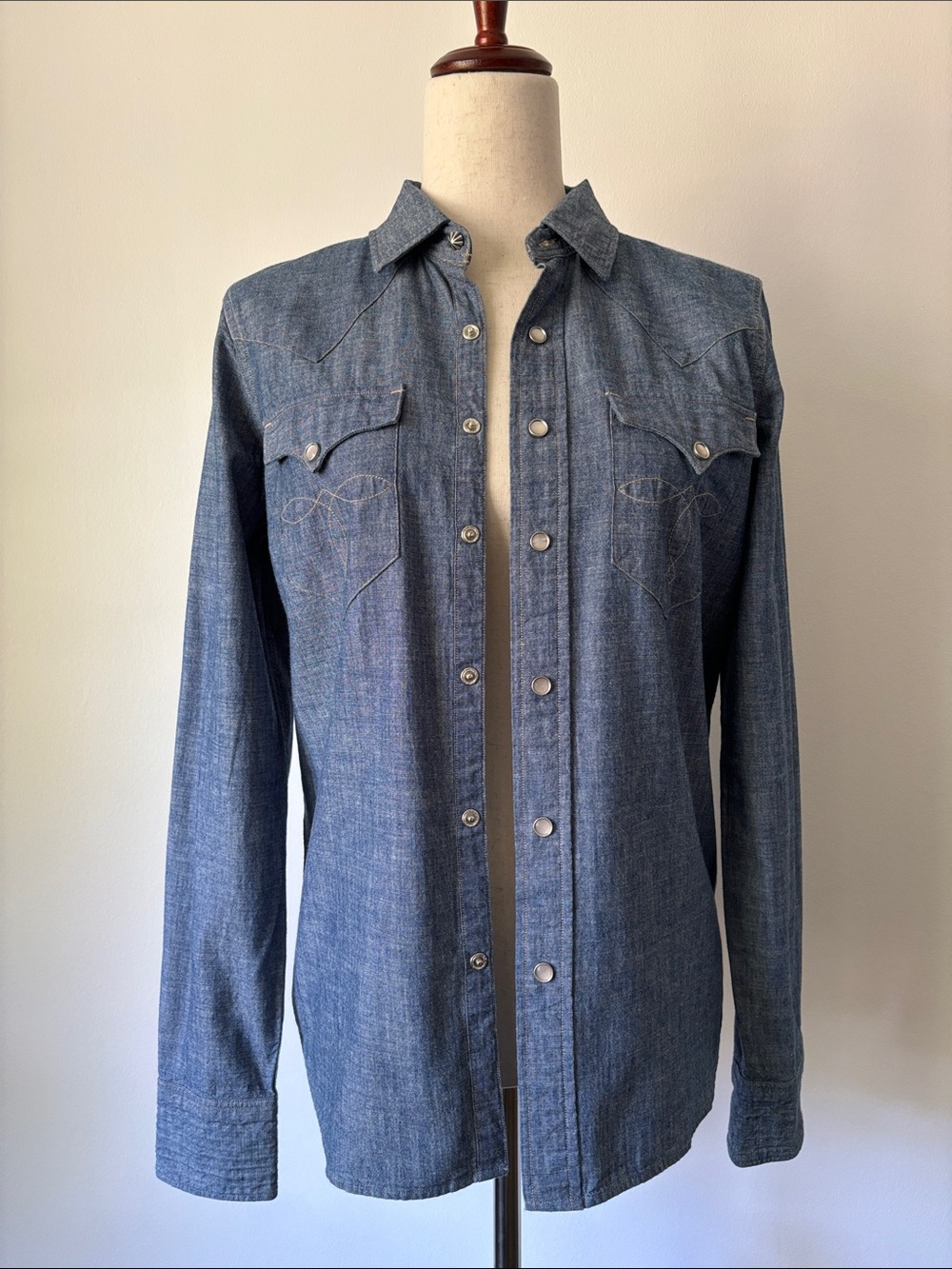 NWT - Ralph Lauren Denim Snap-Front Western Shirt